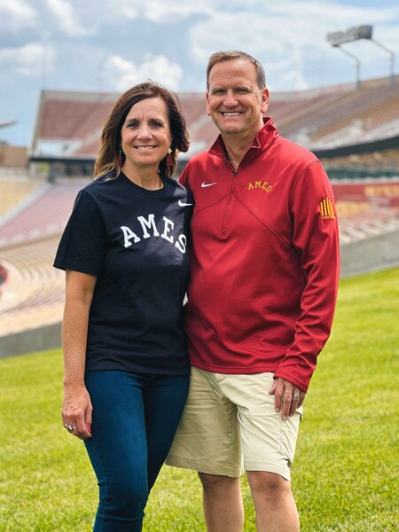Nike® Vintage 5 Bar Ames Cardinal 1/4 Zip (Commemorative Collection)